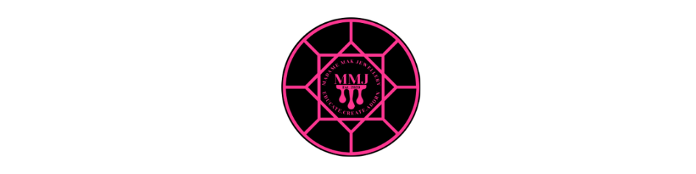 Madame Mak Jewellery logo featuring intricate pink geometric design