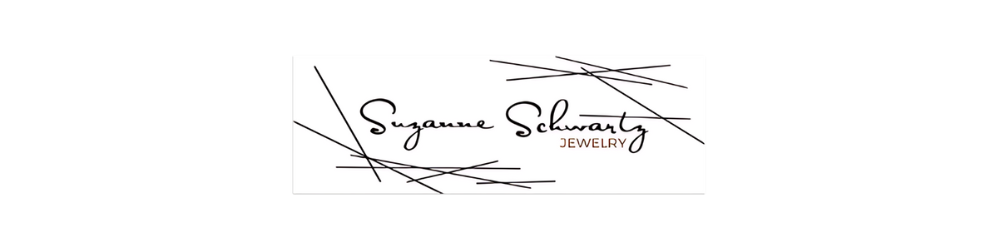 Suzanne Schwartz Jewelry logo with abstract linear design