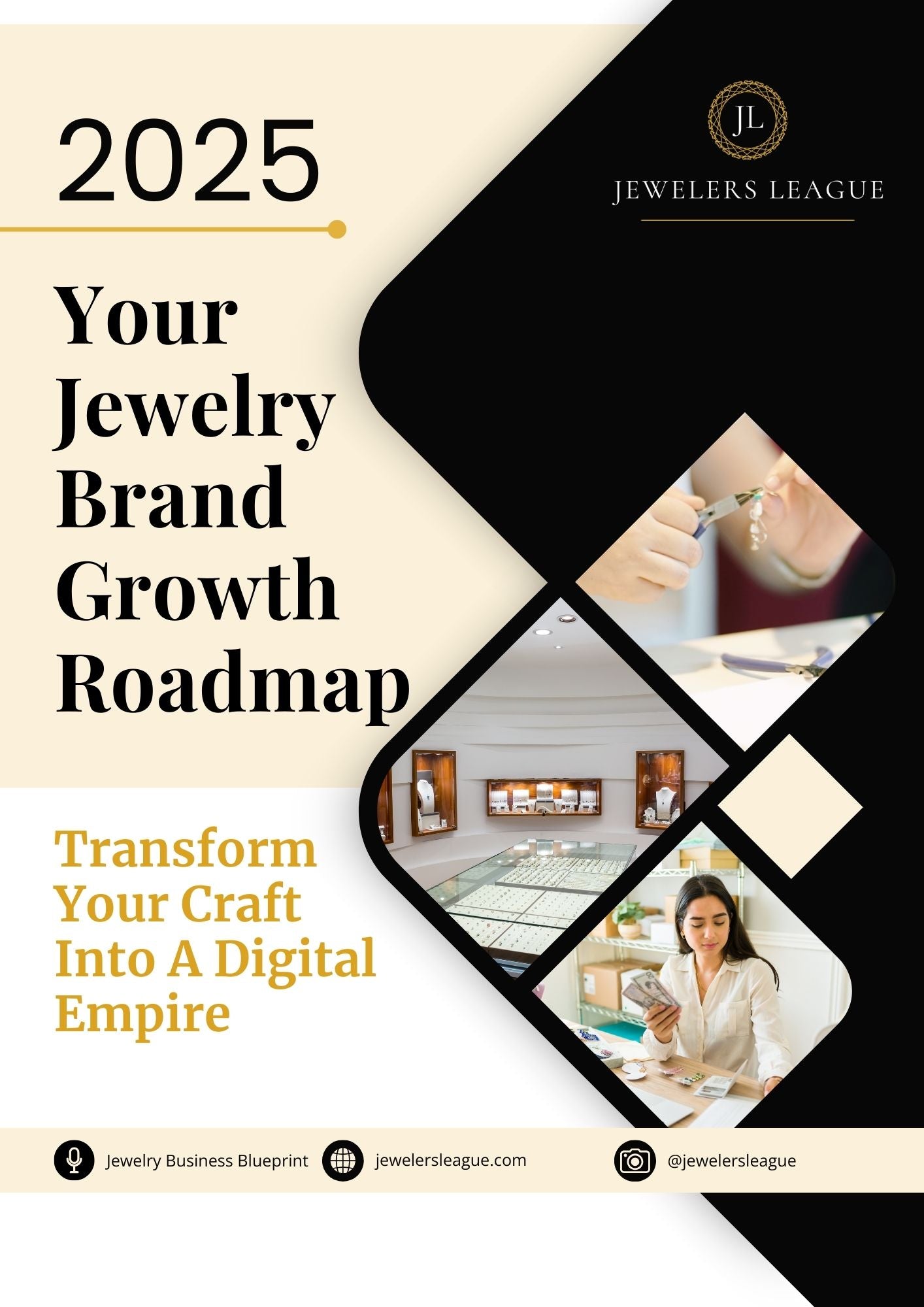 Crafting jewelry stories both in studio and online